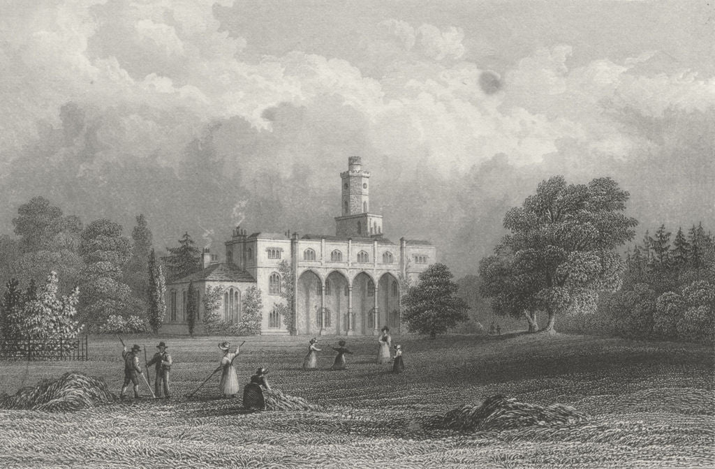 ISLE OF WIGHT. Fernhill Samuel Sanders-Bartlett c1840 old antique print